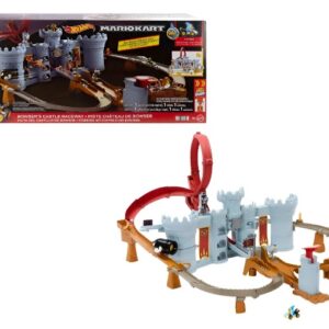 Hot Wheels Mario Kart Pista De Juguete Castillo Bowser Castillo Bowser Multicolorido